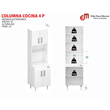 COLUMNA MOSCONI EXPRESS 4P BL/MEZZO