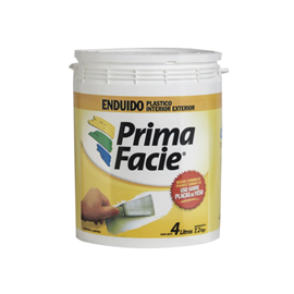 ENDUIDO PLASTICO AL AGUA INTERIOR/EXTERIOR PRIMA FACIE 4 LTS