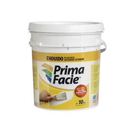 ENDUIDO PLASTICO AL AGUA INTERIOR/EXTERIOR PRIMA FACIE 10 LTS