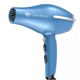 SECADOR TEMPO COMPACT GAMA 3D BLUE TITANIO 2300W