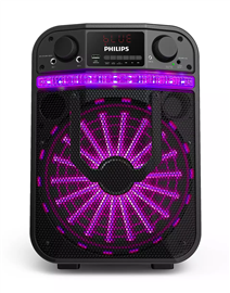 PHILIPS PARLANTE 40W RMS WOOFER10 BLUET CARRY ON