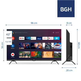 TV 43" BGH LED SMART FULL HD ANDROID