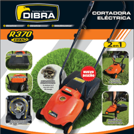 CORTA CESPED DIBRA C/REC 1300W 2 EN 1