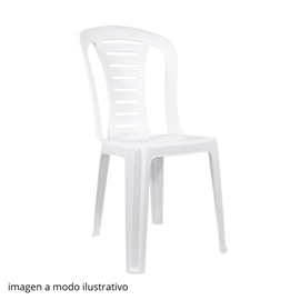 SILLA REINA QUALITY PLASTICA LAURY BLANCA 12214       