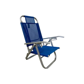 SILLON COPACABANA LUSQTOFF AZUL PLEGLABLE